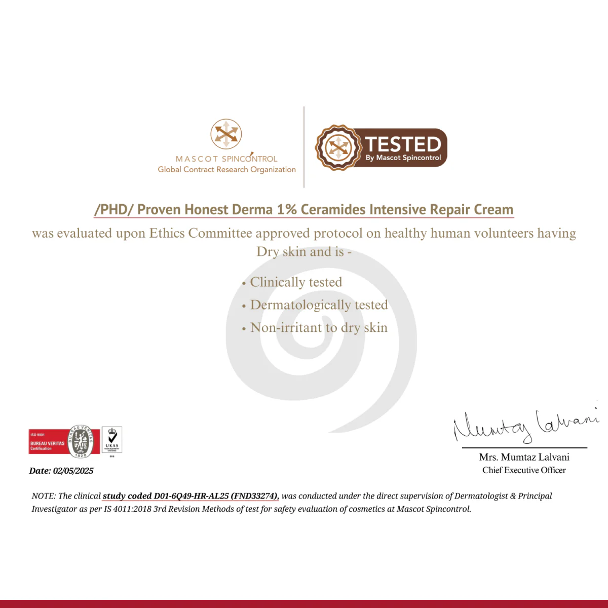 1% Ceramides Intensive Repair Cream - Image 8